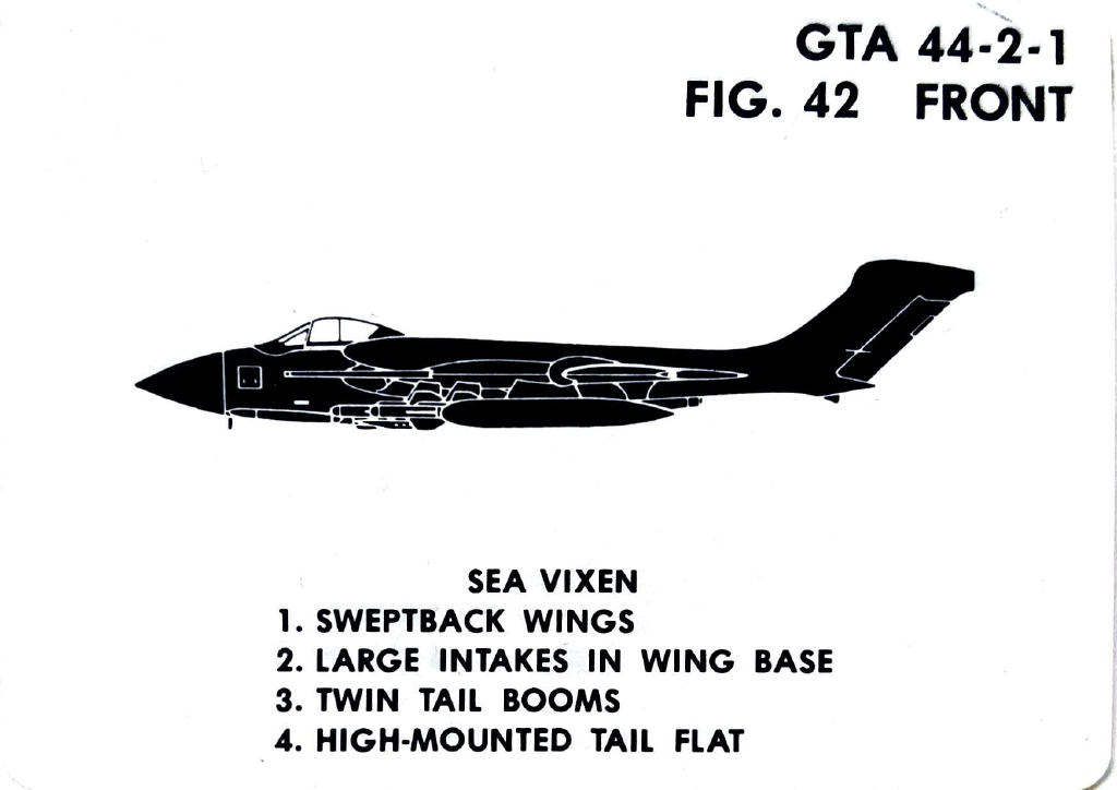 Vintage Aircraft Recognition Card Deck