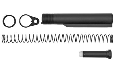 CMC Triggers Mil Spec Buffer Tube Kit - Black - 6 Position Tube - Spring - Buffer - Locking Ring & Nut - AR-15