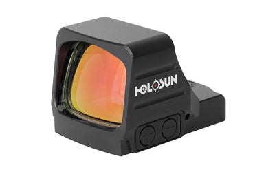 Holosun Technologies 407COMP - Green Dot - Open Pistol Sight - 6 MOA Dot - 1X Magnification - Anodized Finish - Black
