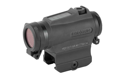 Holosun Technologies Micro Titanium Red Dot - Green Reticle - Three Different Reticles - Solar - QD Mount - Black