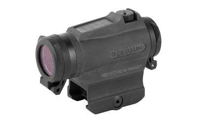 Holosun Technologies Micro Titanium Red Dot - Red Reticle - Three Different Reticles - Solar - QD Mount - Black
