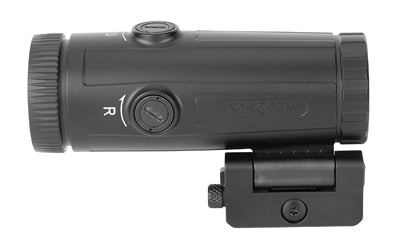 Holosun Technologies - Magnifier - 6X Power - 28mm Objective - 1/3 Co-Witness Riser - Quick Detach Picatinny Mount - Switch To Side - Anodized Finish - Black HM6X