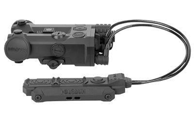 Holosun Technologies IRIS 4 - Quad Function - Rifle Illuminator & Laser/Infrared System with White Light - Green Vis/IR Laser - 45mW IR Illuminator - 1 - 000 Lumen White Light - Fits Picatinny - Remote Triple Activated Button - Anodized Finish -