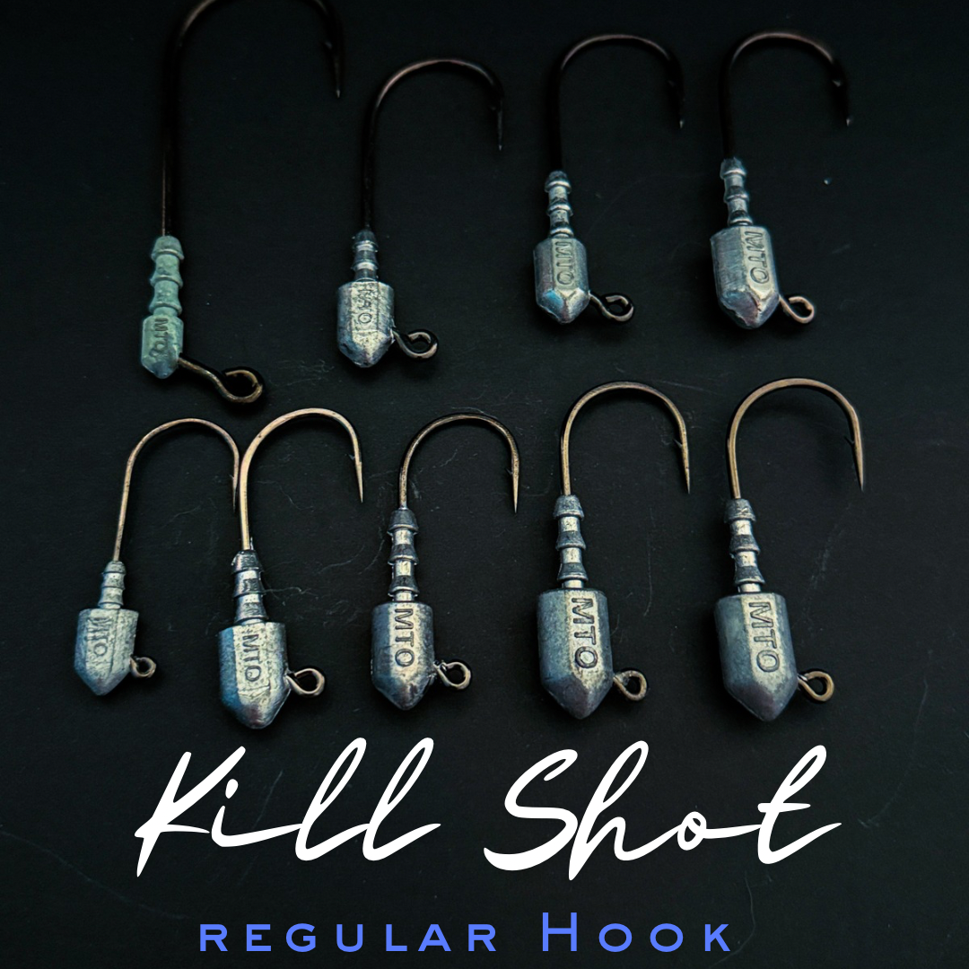 Magictail Kill Shot Black Nickel Bullethead Jigs