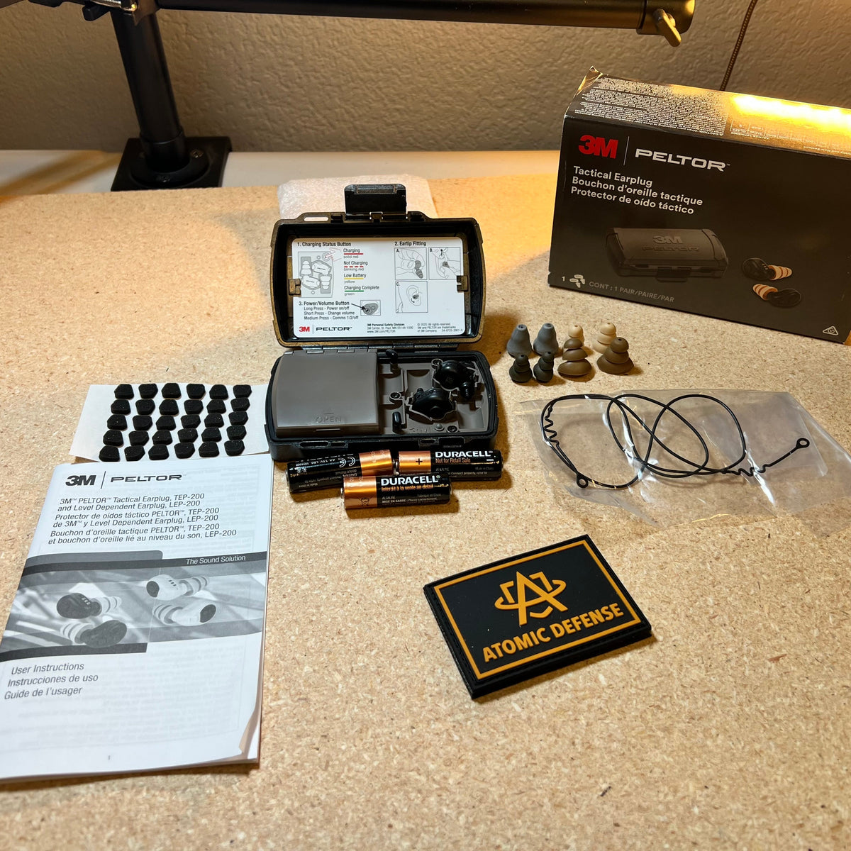 3M Peltor TEP-200 - Ear Protection and Bluetooth Capability w/ 3M Skull Screws
