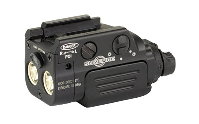 Surefire - Rechargeable Weapon Light w/Laser - Fits Pistol and Picatinny Rails - 800 Lumens - Green Laser - Anodized Finish - Black XR2-A-GN