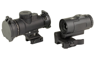 Trijicon MRO SD Patrol Combo - Red Dot with 3X Magnifier - 25mm Objective - 2 MOA Dot/68 MOA Segmented Circle - Matte Finish - Full Co-Witness Mount