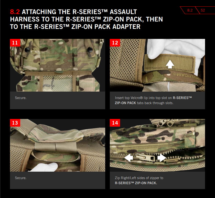 Crye Precision R-Series Zip-On Pack (Like-New)