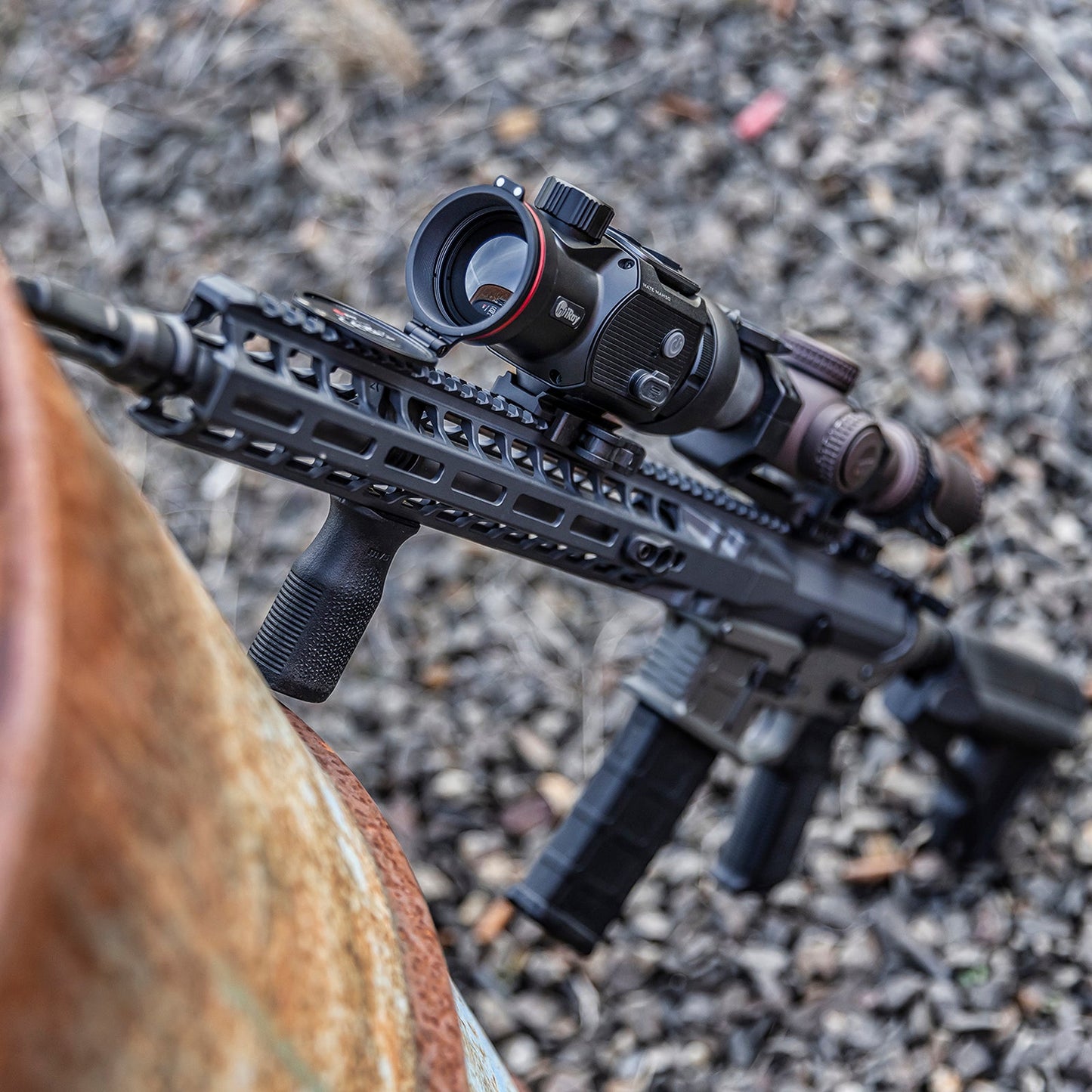 iRay Mate MAH50 - 50mm Clip-On Thermal w/ 2400 Yard Range