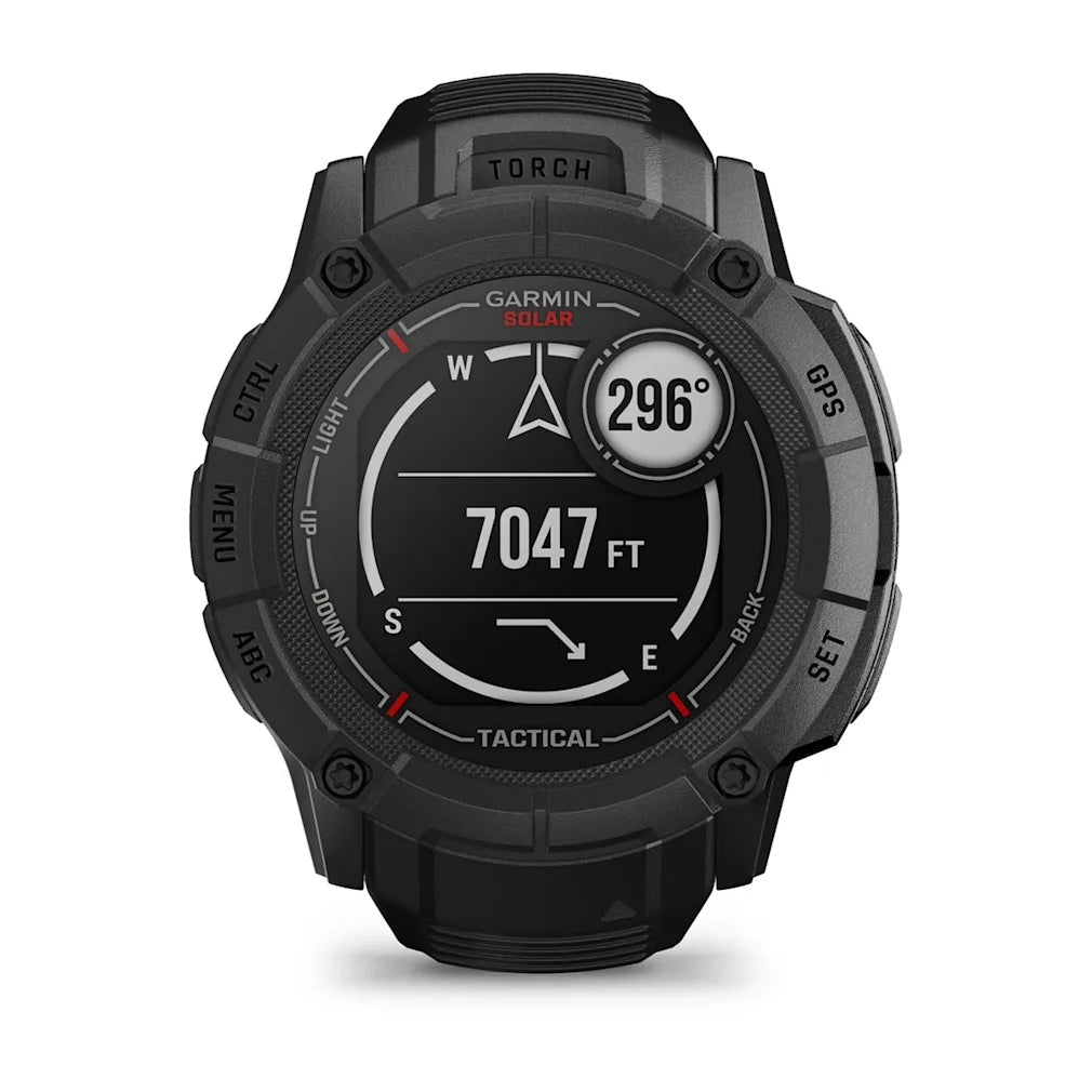 Garmin Instinct 2X Solar Tactical - Ballistic Calculator & NVG Compatible