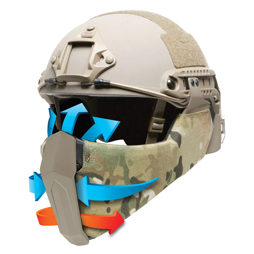 Ops-Core Gunsight Mandible - Fits FAST SF and XP Helmets (Upgraded to Force Mandible)