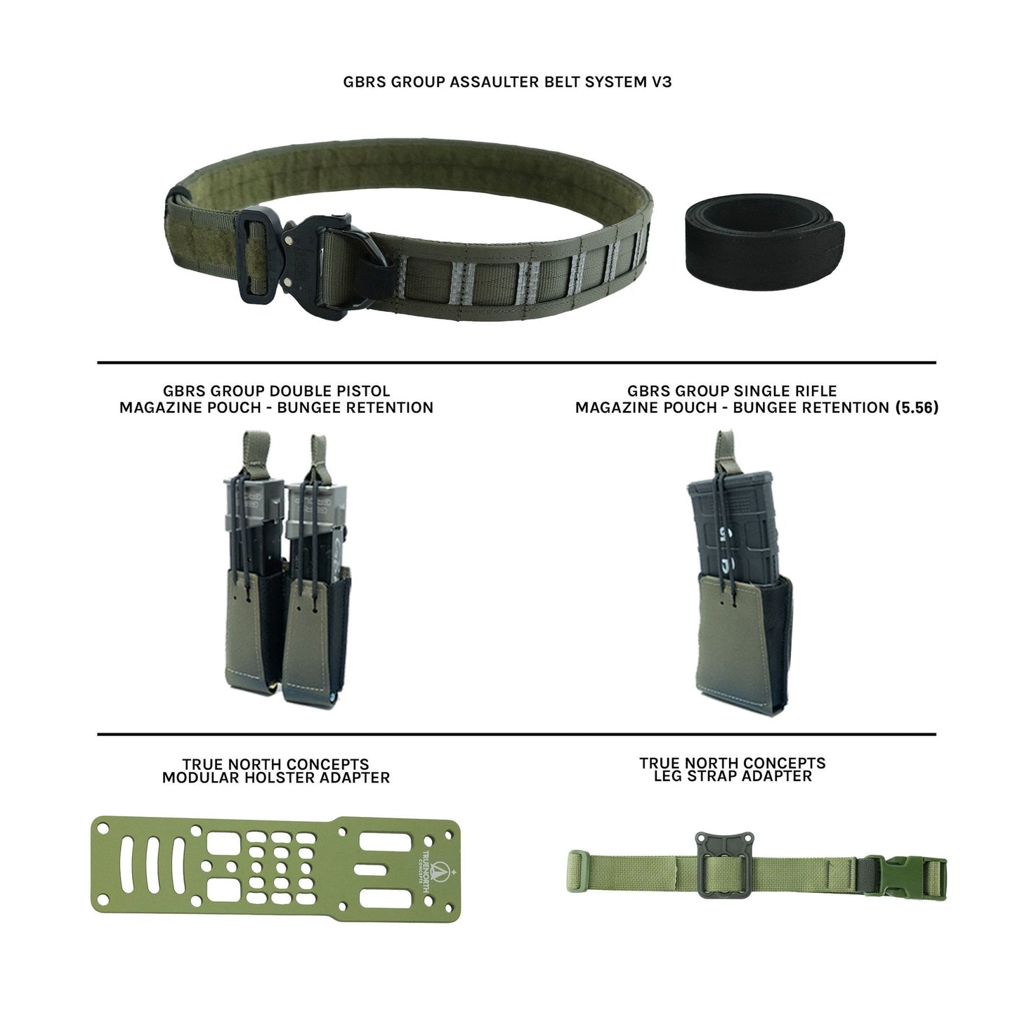 GBRS Group Assaulter Belt Bundle - Made in USA