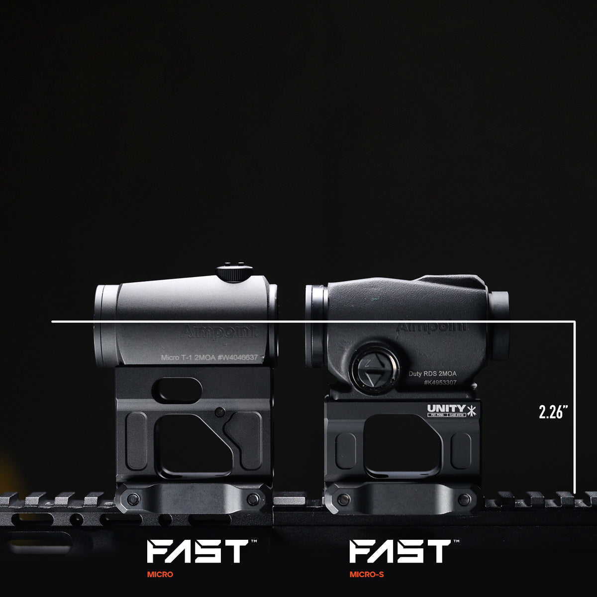 Unity Tactical FAST Micro-S - Optic Mount