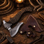 13” HAND FORGED CARBON STEEL HANDMADE HUNTING VIKING TOMAHAWK HATCHET AXE