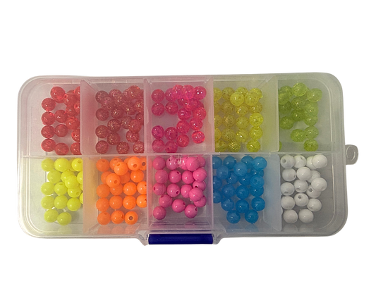 'NEW' 6mm SPARKLED BEAD TACKLE BOX!!!