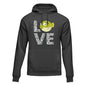 Love Fishing Green Blowfish Globe Unisex Hoodie