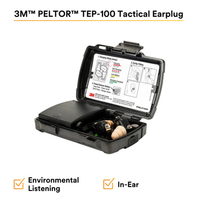 Peltor TEP-100 - Peltor Hearing Protection Tactical Earbuds