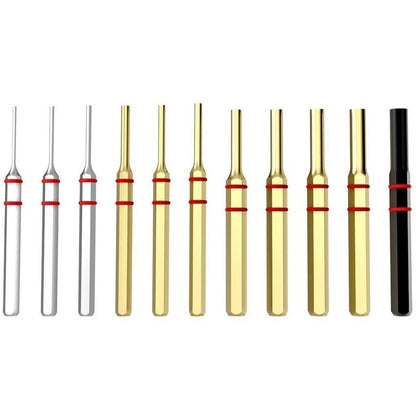Accu-Punch™ Hammer with Brass & Steel Pin Punches