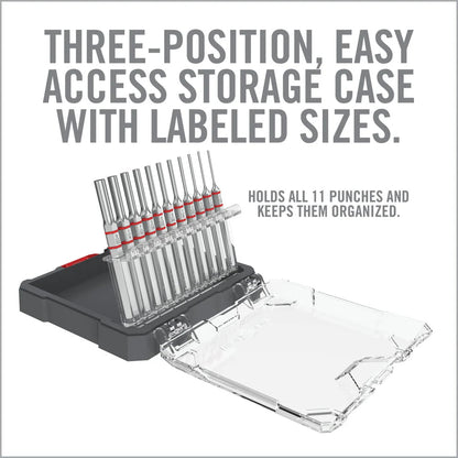 Accu-Punch 11-Piece Standard Pin Punch Set