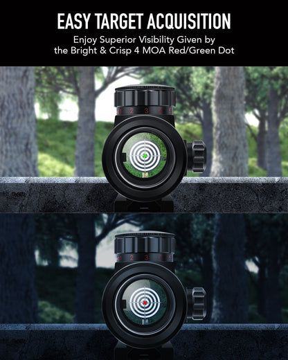 Pinty Nova 1x40mm 4MOA Red GreenDot Sight
