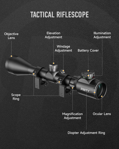 Pinty Nova 3-9x40 SFP Rifle Scope GEN II
