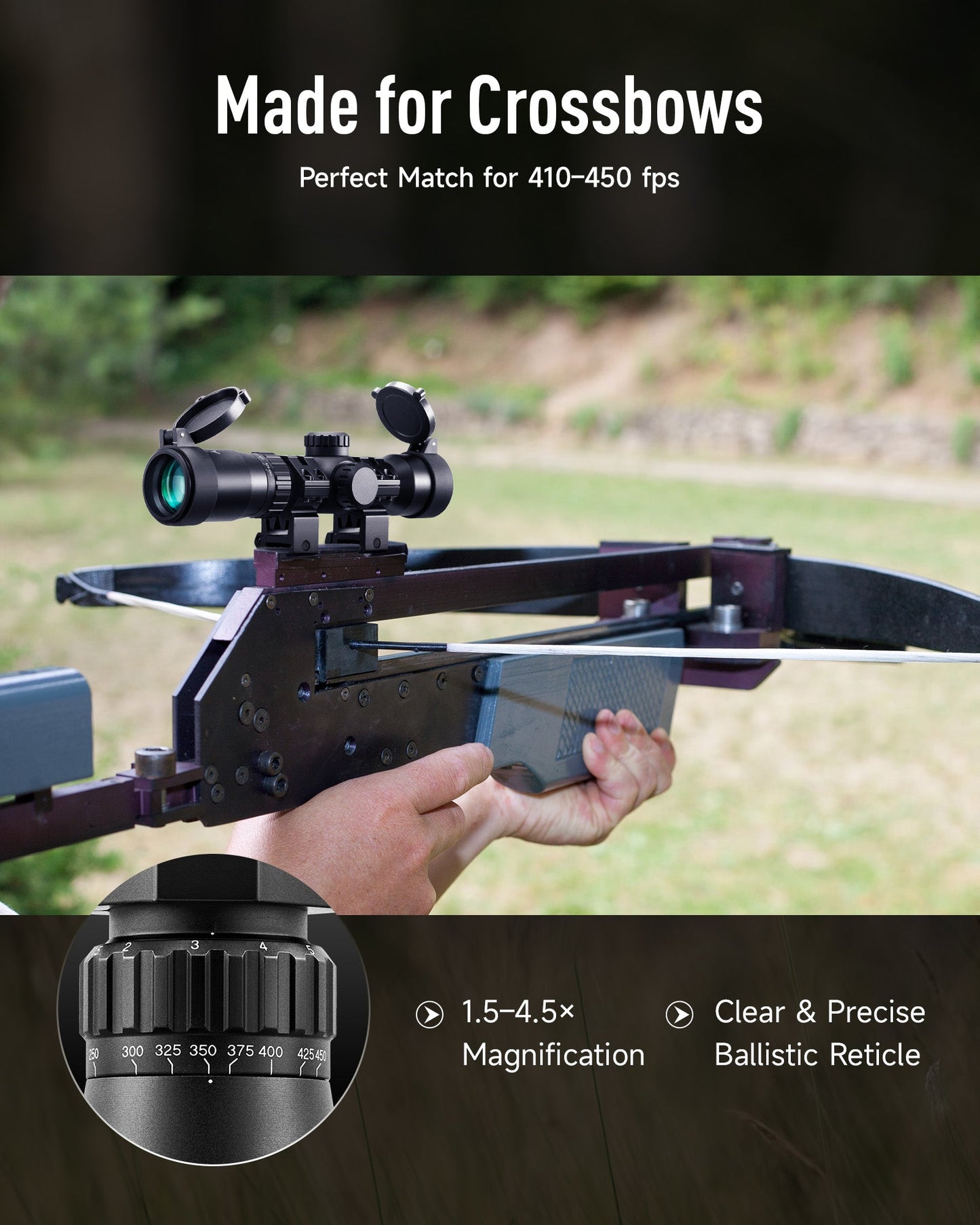 Pinty Nova 1.5-4.5x32 SFP Rifle Scope