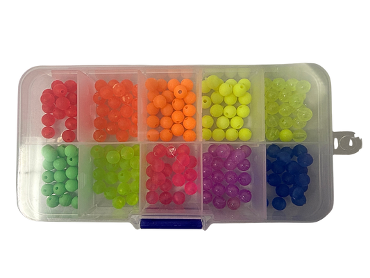'NEW' 6mm FROSTED BEAD TACKLE BOX!!!