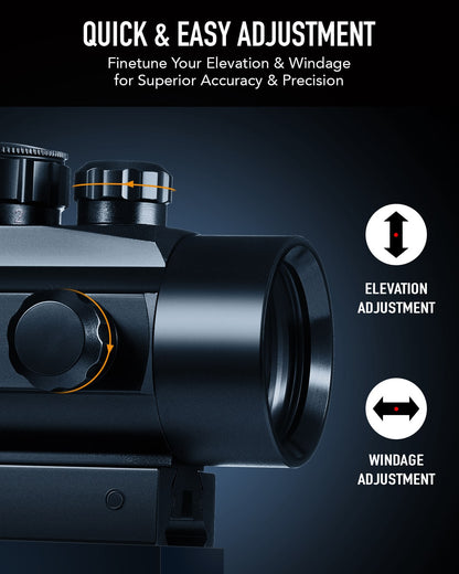 Pinty Nova 1x40mm 4MOA Red GreenDot Sight