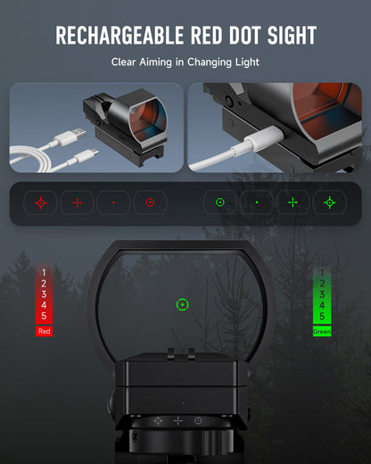 PINTY Nova 4-in-1  3-9x32 Rifle Scope Combo