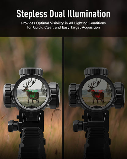 Pinty Nova 1.5-4.5x32 SFP Rifle Scope