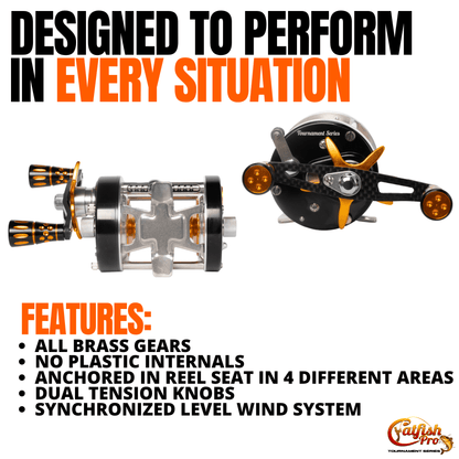 600CTS Round Baitcaster Reel