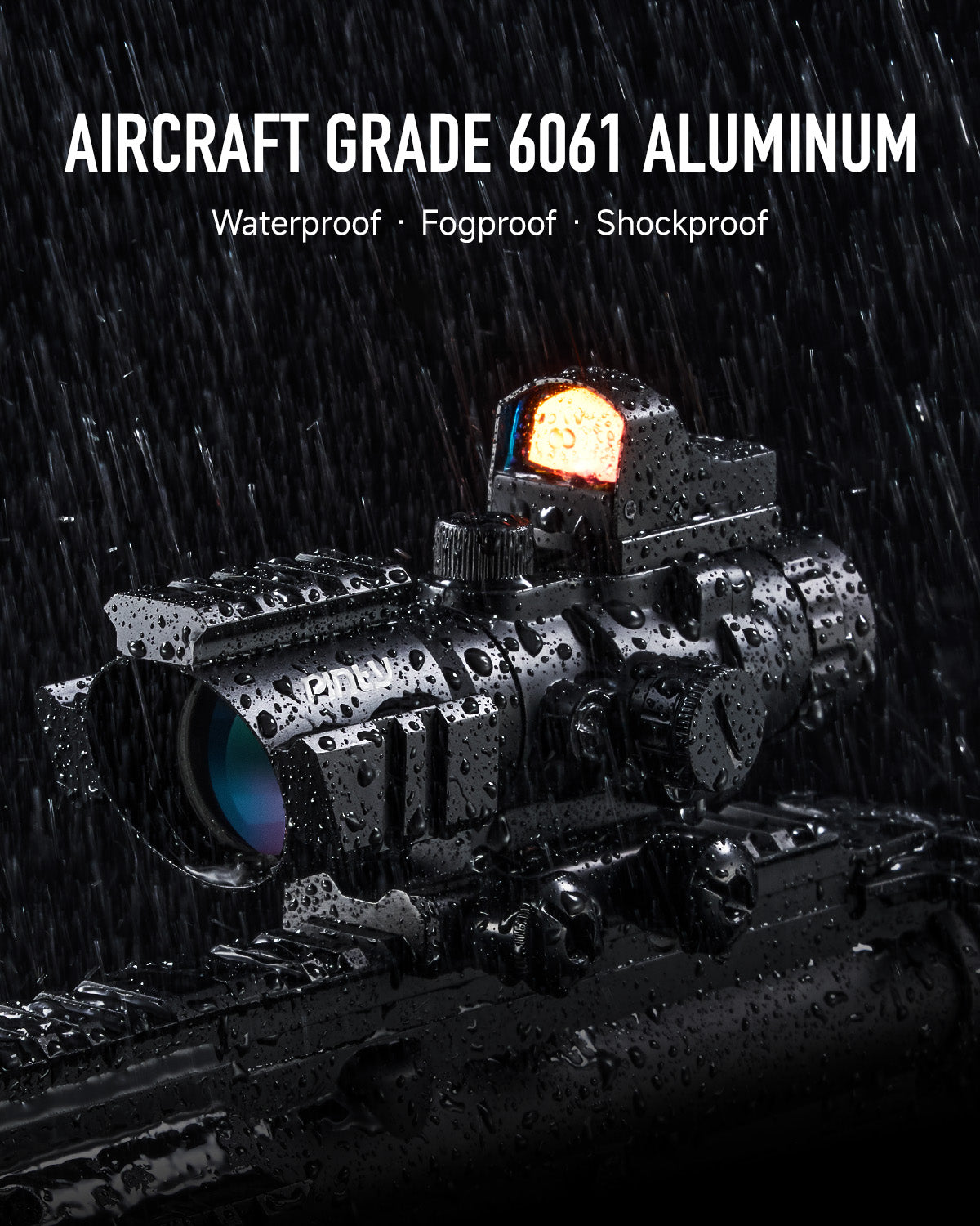 Pinty Vexa 2-in-1 4x32 Prism Scope Combo