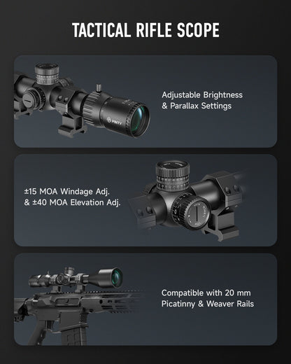 Pinty Vexa HD 7-35x56 FFP Rifle Scope