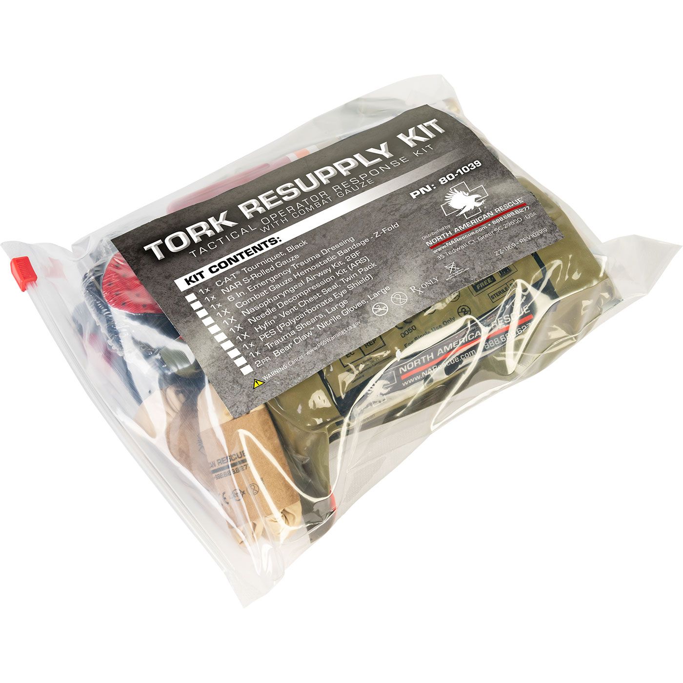 Agilite MD2 - Trauma Kit w/ NAR IFAK - Complete Kit