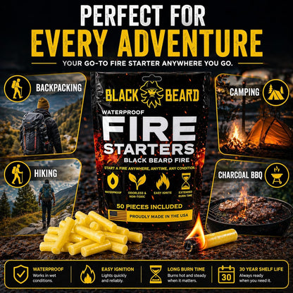 Black Beard Fire Plugs "Fire Starter"