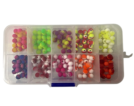 'NEW' 6mm MULTI COLORED BEAD TACKLE BOX!!!