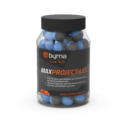 Byrna Max Projectiles - Non Lethal Ammo - Pepper + Tear Gas