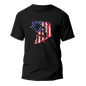American Flag Fish Come Man T-Shirt
