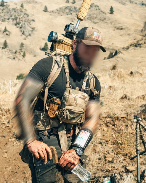 Bravo Modular Bino Pack - Magnet-Free for Compass Navigation - Binocular Harness System