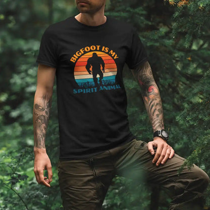 Bigfoot Is My Spirit Animal Man T-Shirt