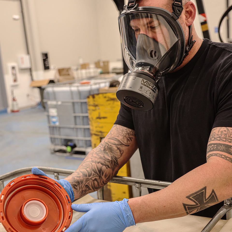 Mira Safety CM-I01 - Lightweight Full-Face Respirator