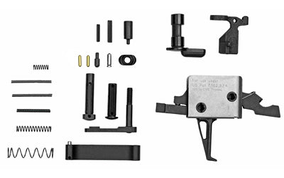 CMC Triggers AR-15 Lower Receiver Parts Kit with 3.5lb Flat Trigger -  Black