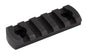 CMC Triggers M-Lok Picatinny Rail -  5 Slot -  Fits M-LOK Rail -  2.5" Long -  Anodized Finish -  Black