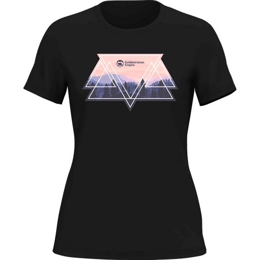 Camping Triangles T-Shirt for Women