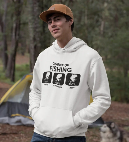 Chance of Fishing Unisex Hoodie
