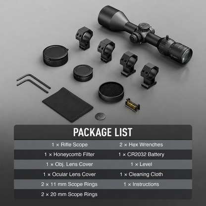 Pinty Vexa HD 6-24x50 FFP Rifle Scope