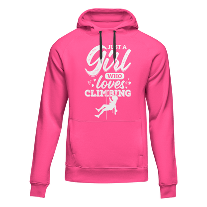 Climbing Just A Girl Who Loves Climbing Unisex Hoodie