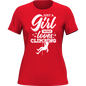 Climbing Just A Girl Who Loves Climbing T-Shirt for Women