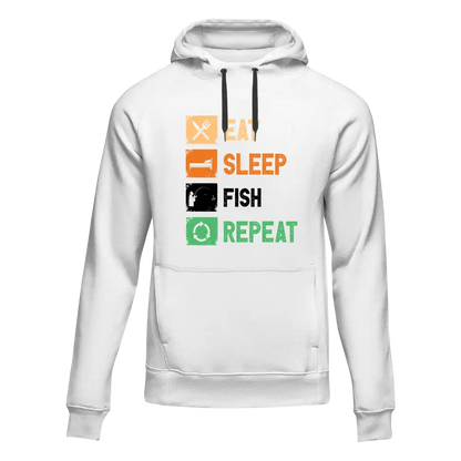 Eat Sleep Fishing Repeat Unisex Hoodie