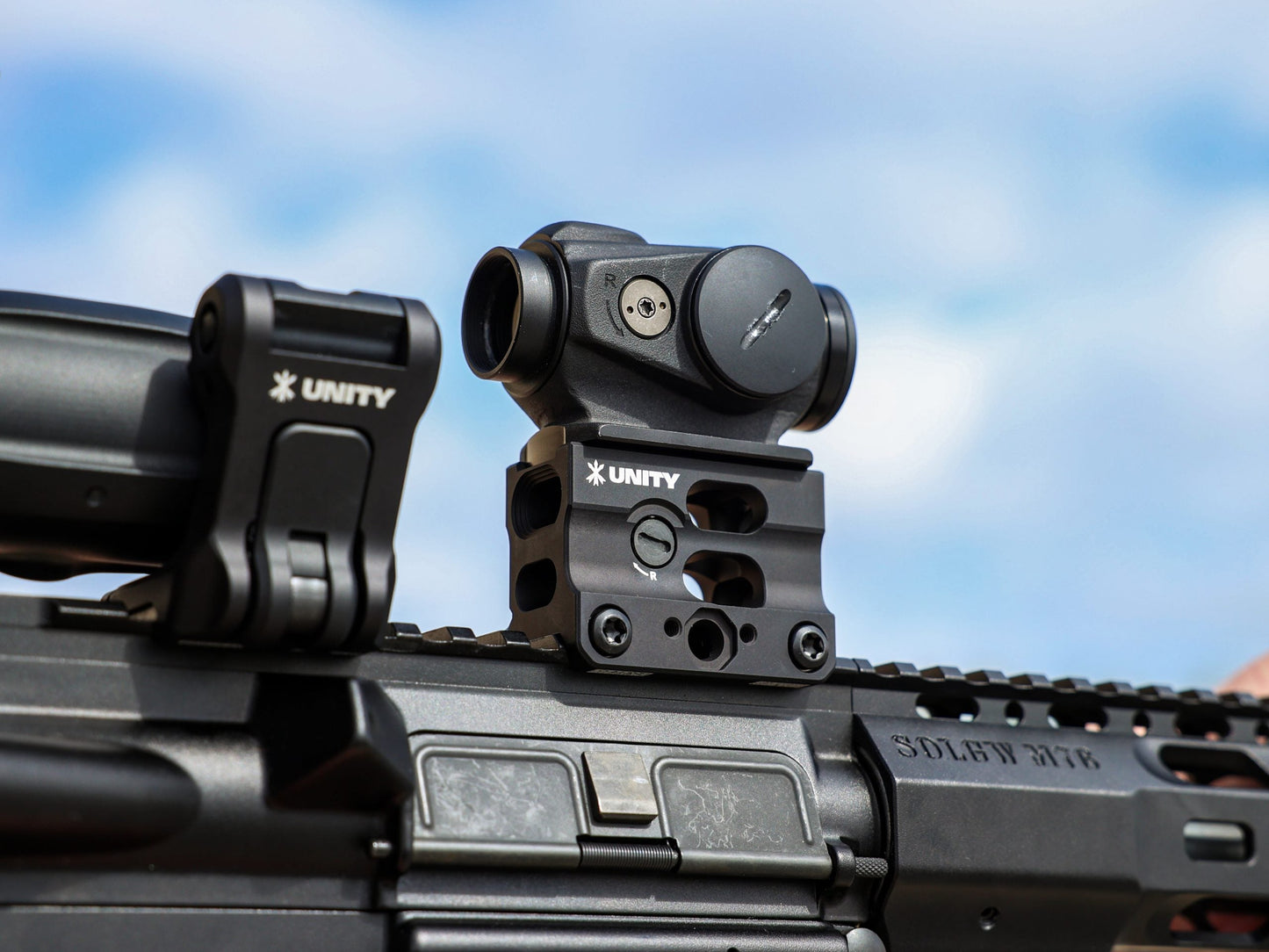 UNITY Tactical FAST Micro-SB - 2.26" Height Mount w/ Integrated BUIS & Standard Clamp